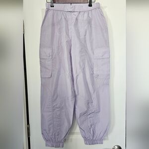 NWT Fabletics Parachute Pants Lilac Women’s Size